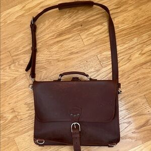 Saddleback Men’s leather briefcase